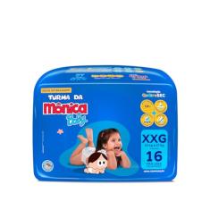 Fralda Turma da Mônica Baby Jumbo XXG 16 Unidades