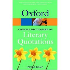 Livro - Concise Dictionary of Literary Quotations