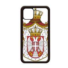 Capa com emblema nacional da Sérvia para iPhone 12 Pro Max para Apple Mini Mobile Case Shell
