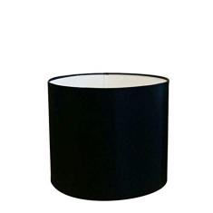 Cúpula Abajur Cilíndrica Cp-8010 Ø25x25cm Preto