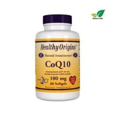 1X Coenzima Q-10 Coq-10 100Mg 60Caps Healthy Origins