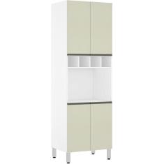 Paneleiro Perola 70 cm com Nicho Microondas 4 Portas mais 1 Nicho Luciane