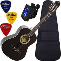 Kit Violão Infantil Acústico 3/4 N6 Bk Giannini Envio 24H