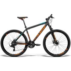Bicicleta Gts aro 29  freio a disco Kit Shimano 21 marchas Catraca Mega Range e Amortecedor | GTSM1-Unissex