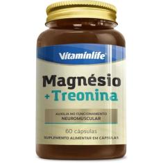 Magnésio + Treonina - 60 Cápsulas - VitaminLife