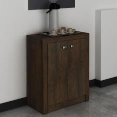 Balcão para Escritório 2 Portas ME4103 Tecnomobili, Rústico