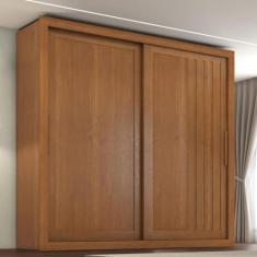 Guarda Roupa Casal 2 Portas de Correr 4 Gavetas Premier Zanzini, Cinam