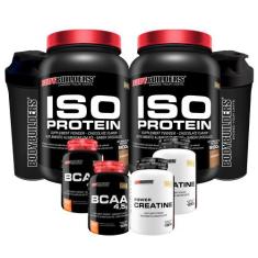 Kit 2x Iso Protein 900g + 2x BCAA 4.5 100g + 2x Power Creatina 100g + 
