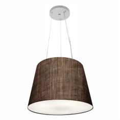 Lustre Pendente Cone Vivare Md-4152 C pula Em Tecido 30/40x30