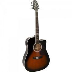 Violao Grand Auditorium Cutaway Gsf-3 Ceq Tdw Translucent Dark Wine