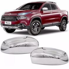 Kit Aplique Capa retrovisor Fiat Toro 2016 2017 2018 Cromado