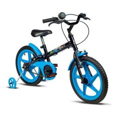 Bicicleta Infantil Rock Aro 16 Preto E Azul Verden - Verden Bikes