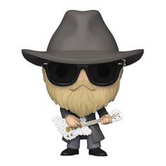 Pop! Rocks: Zz Top - Dusty Hill (FLOCKED) #165 – Funko, Multicor
