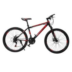 Bicicleta nitro2000 aro 26 21 marchas cambio shimano, f.disc, Vermelho