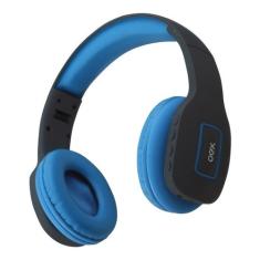 Headset Oex Vibe Hs305 Azul Bluetooth Com Microfone Dobrável