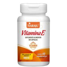 Vitamina E 400UI 60 Cápsulas Tiaraju 