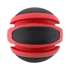 JAMBO PET Bola jupiter mega vermelha e preta - Feito de Borracha - Para Cachorro