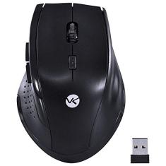 MOUSE SEM FIO 2.4 GHZ 1200 DPI DYNAMIC ERGO PRETO USB - DM110 - VINIK