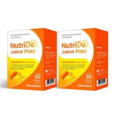 Kit 02 Nutride Vitamina D 2.000 Ui Com 60 Capsulas Loja Maxinutri