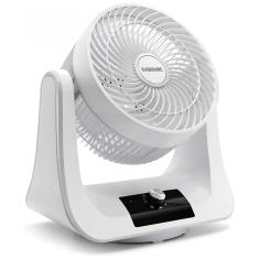 Ventilador de Mesa com 3 Velocidades, Fluxo de Ar Direcionado e Baixo Ruído Perfeito para Quarto, Sala e Escritório, 110V 18W, Everdure ED9GW, Branco