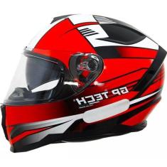 Capacete Ultra SV Fusion Flag Óculos Interno Viseira Solar - GP TECH, 
