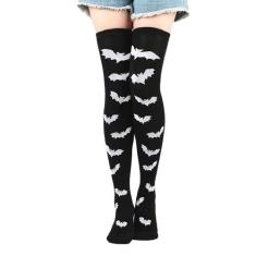 Meia 7/8 Longa Adulto Festa Fantasia Halloween Cosplay: Modelo Morcego