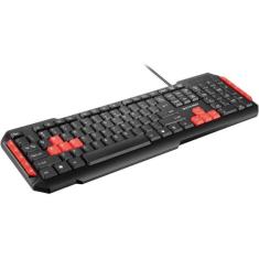 Teclado Gamer Multimídia Red Keys - Multilaser