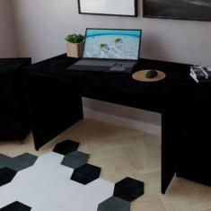 Mesa Para Escritório 80cmx60cm 40mm  Preto