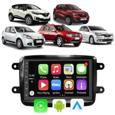 Kit Multimidia Renault Sandero Kwid Captur Logan Duster 7" CarPlay And
