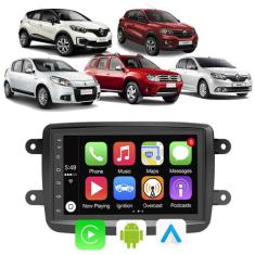 Kit Multimidia Renault Sandero Kwid Captur Logan Duster 7" CarPlay And