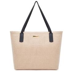 Bolsa de Praia Palha Grande Verão Lançamento - Malaysia Collection, Pr