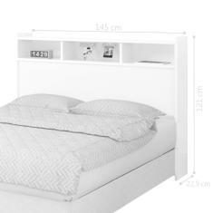 Cabeceira Casal Melissa Box Castanho