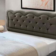 Cabeceira de Cama Box Madeira Estofada Casal Sofia - D'Julia, Brida