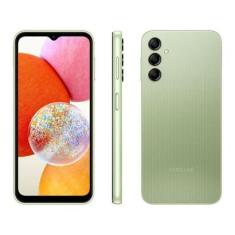 Smartphone Samsung Galaxy A14 128GB 4G Octa-Core 4GB RAM 6,6" Câm. Tripla + Selfie 13MP Dual Chip-Unissex