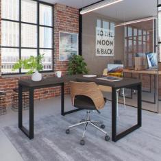 Escrivaninha Mesa Escritório em L Yon Operacional 120x70x75 120cm Indu