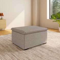 Sofá Modular Puff 70cm Zen Cabecasa Madeiramadeira Marrom