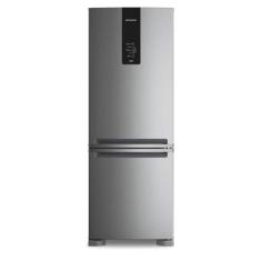 Geladeira Brastemp Frost Free Inverse A+++ 479 litros cor Inox com Super Capacidade e Smart Flow - BRE58FK 110v