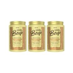 Creme De Pentear Seda Boom Vol Definiçao Flexivel 1Kg - 3Un