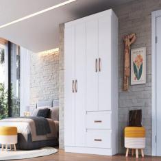 Guarda-roupa Dallas 55400 4 Portas 2 Gavetas - Móveis Doripel