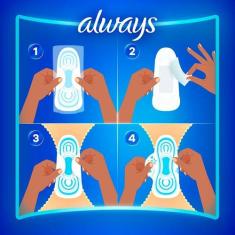 Absorvente Always Super Proteção Seca Com Abas 16 Unidades