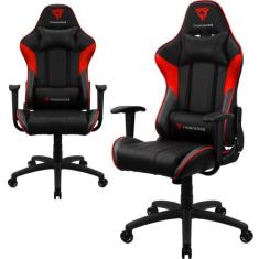 Cadeira Gamer Escritório ThunderX3 EC3 Encosto Reclinável material sin