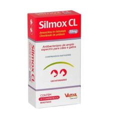 Antibacteriano Vansil Silmox CL para Cães e Gatos - 50mg