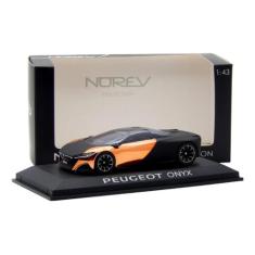 Miniatura Norev Peugeot Concept Car Onyx Metal 1/43, Preto, Dourado