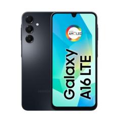Celular Samsung Galaxy A16, 256GB + 8GB RAM, Câmera de até 50MP, Tela 6.7", NFC, IP54, Bateria 5000 mAh - Preto