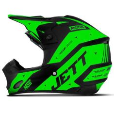 Capacete Esportivo Motocross Trilha TH-1 Jett Evolution 2 Off Road Pil