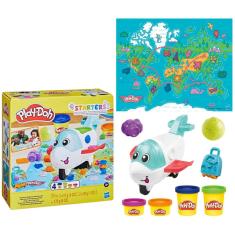 Massinha Play-Doh Starters Kit Inicial Avião Explorador