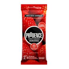 Preservativo Prudence Morango 6 Unidades