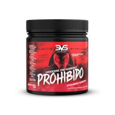 3VS Nutrition Pré Treino Prohibido 360g Sabor Morango