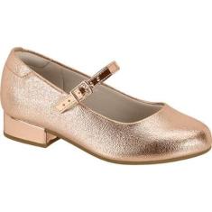 Sapato Infantil Molekinha Menina Boneca Social Salto Baixo-Feminino