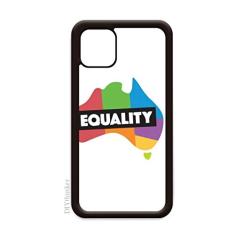 Diferença de gênero australiano Igualdade de arco-íris para iPhone 12 Pro Max Capa para Apple Mini Mobile Case